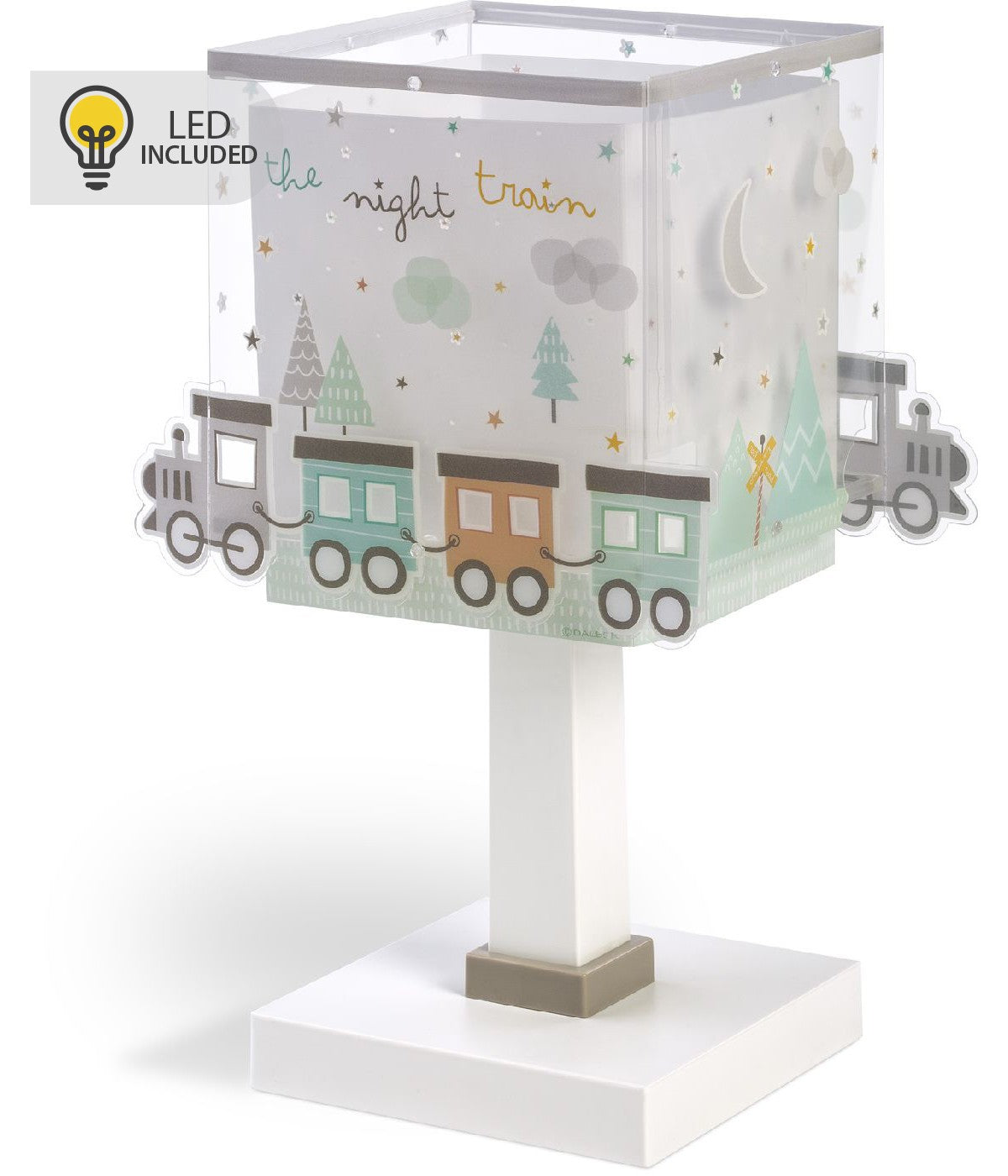 Kinder-Nachttischlampe The Night Train | Bunter Zug