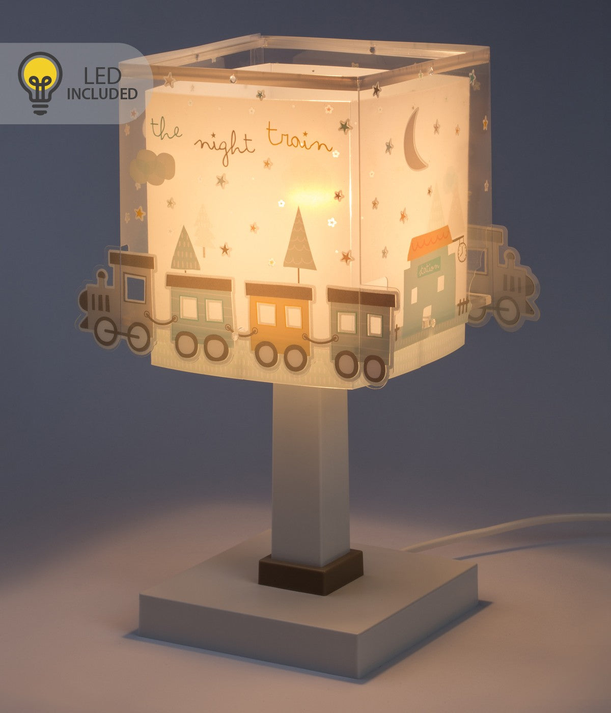 Kinder-Nachttischlampe The Night Train | Bunter Zug