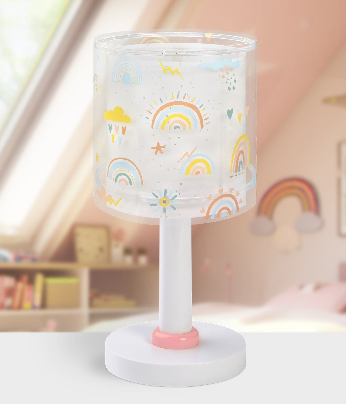 Kinder-Nachttischleuchte Rainbow – Regenbogen