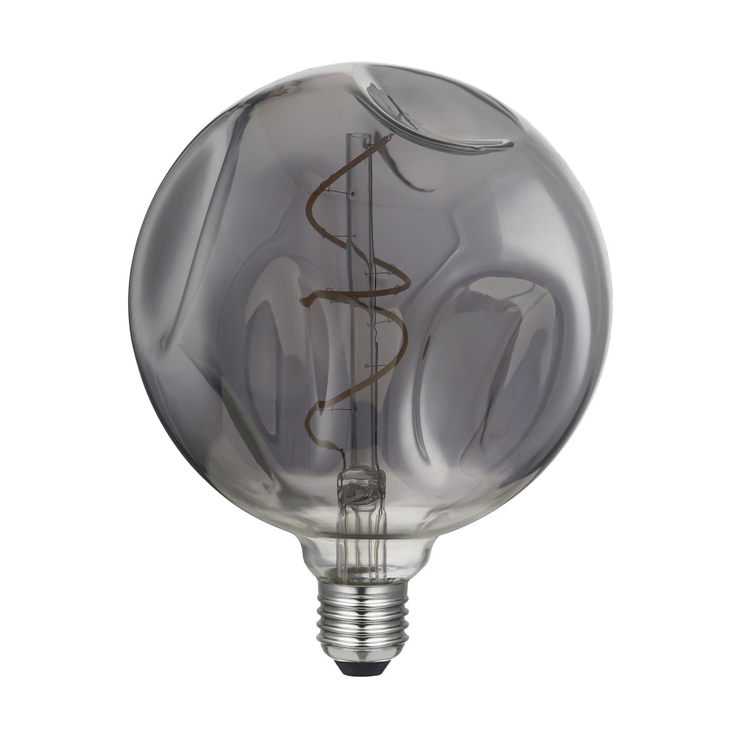 Ampoule LED Globe G140 à filament spiralé fumé, 5 W, 150 lm, culot E27, 2000 K, dimmable