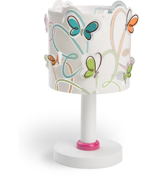 Kinder-Nachttischeuchte Butterfly – Bunte Schmetterlinge