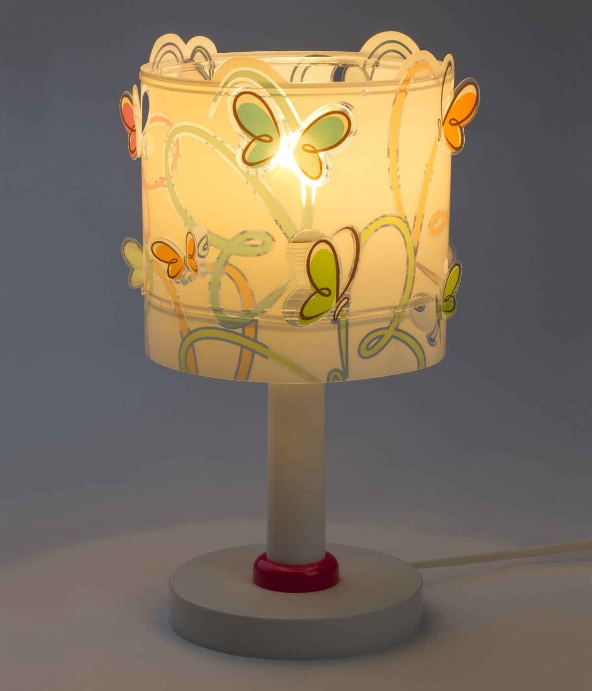 Kinder-Nachttischeuchte Butterfly – Bunte Schmetterlinge