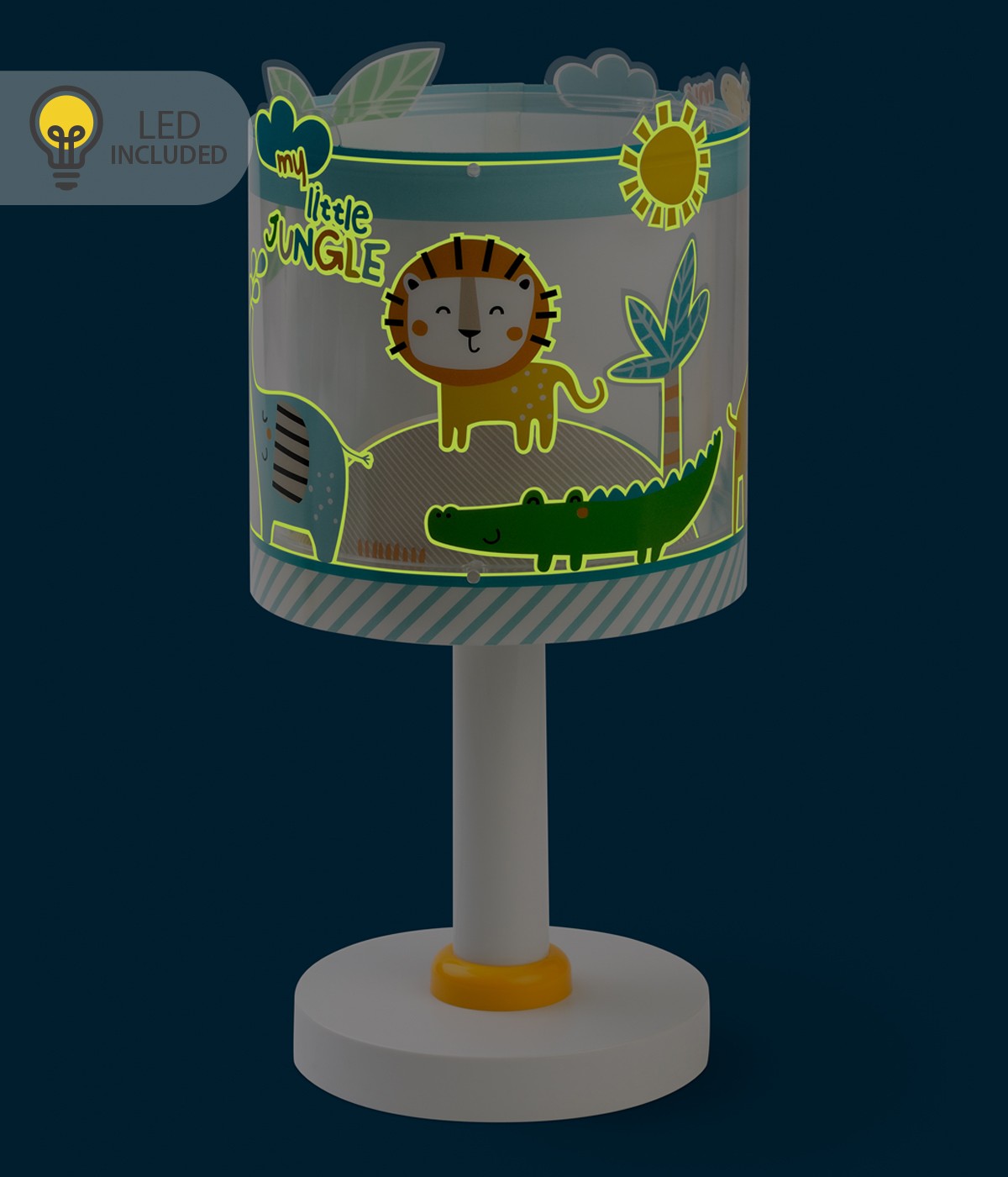 Kinder-Nachttischleuchte My Little Jungle – Dschungeltiere