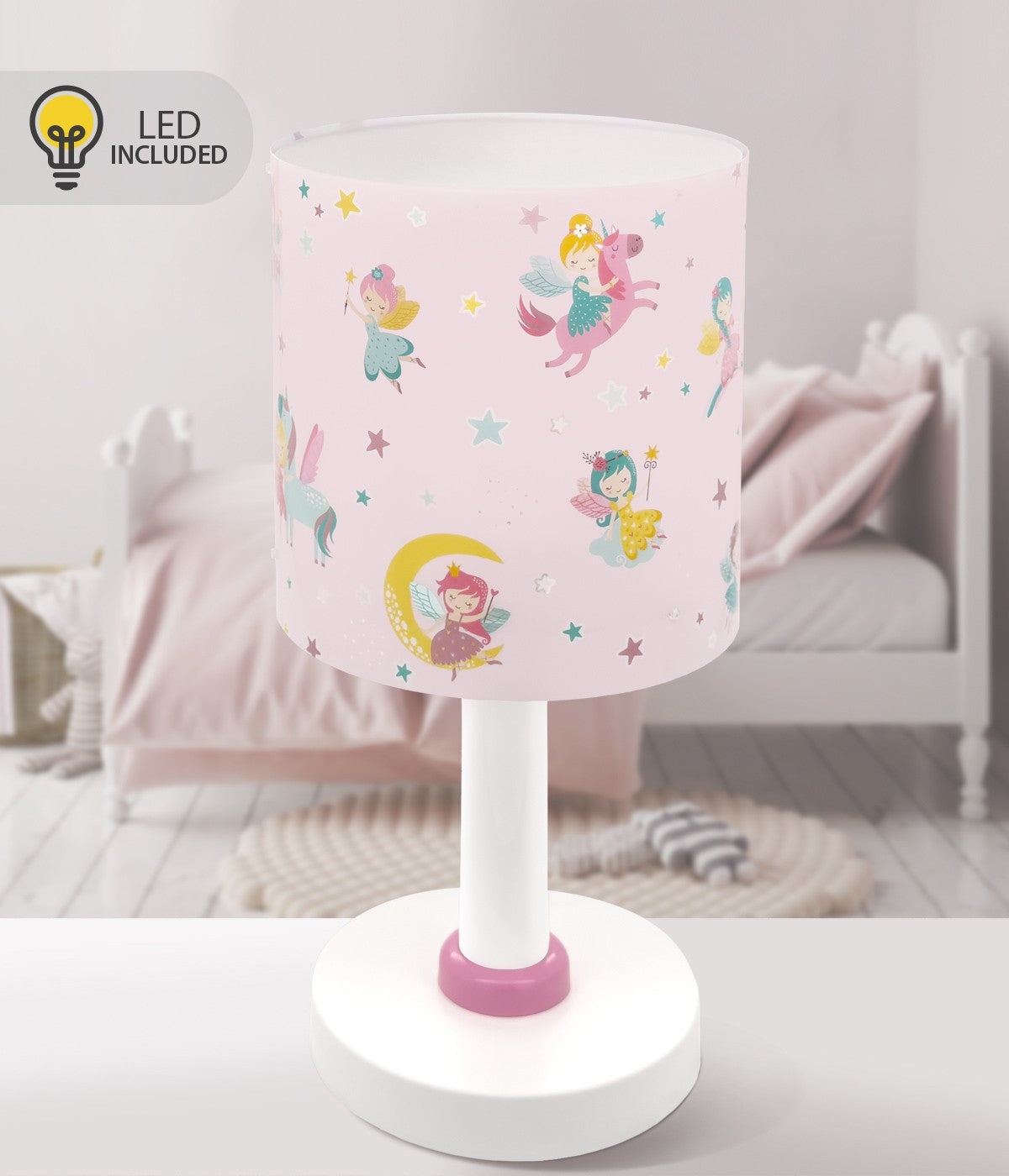 Kinder-Nachttischleuchte Fairy Dreams – Feenzauber