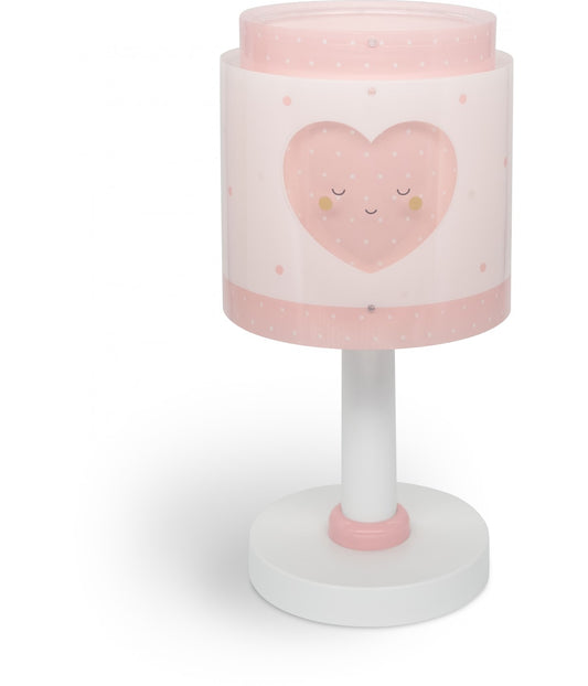 Kinder-Nachttischleuchte Baby Dreams – Herz Rosa