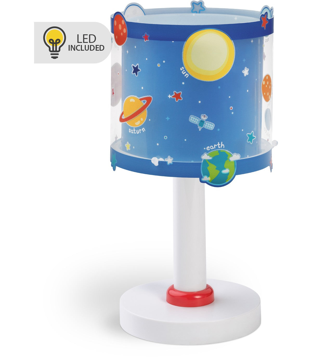 Kinder-Nachttischleuchte Sonnensystem – Planeten & Sonnensystem