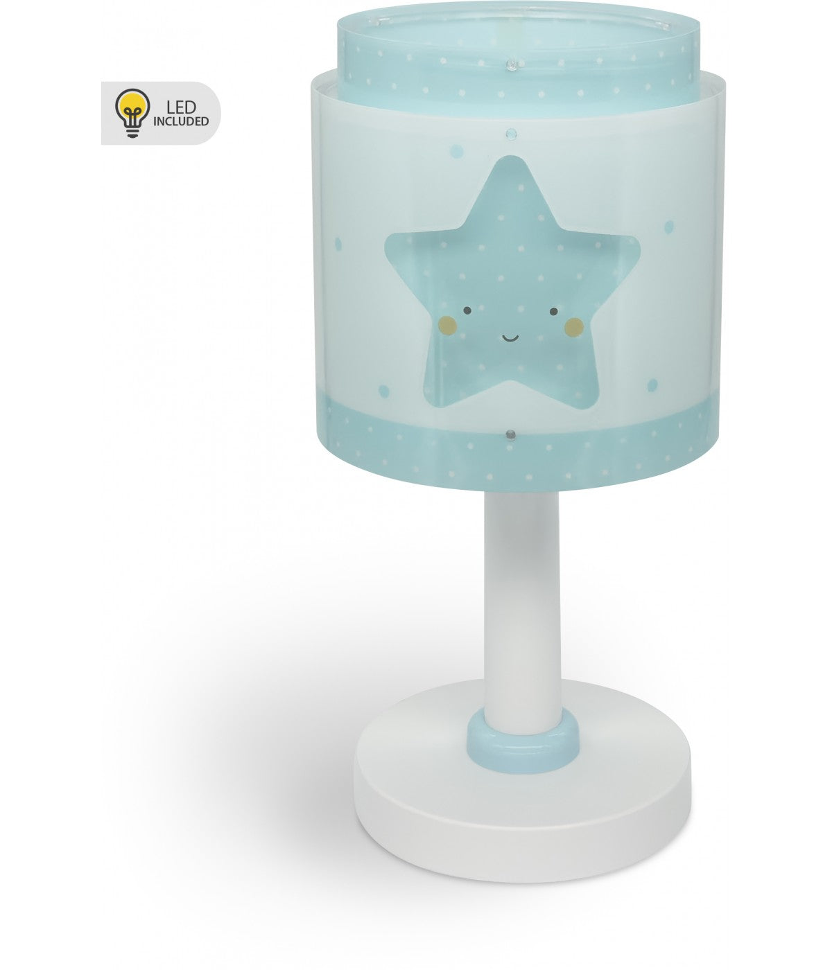 Kinder-Nachttischleuchte Baby Dreams – Stern Blau