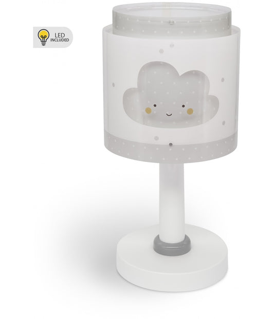 Kinder-Nachttischleuchte Baby Dreams – Wolke Grau