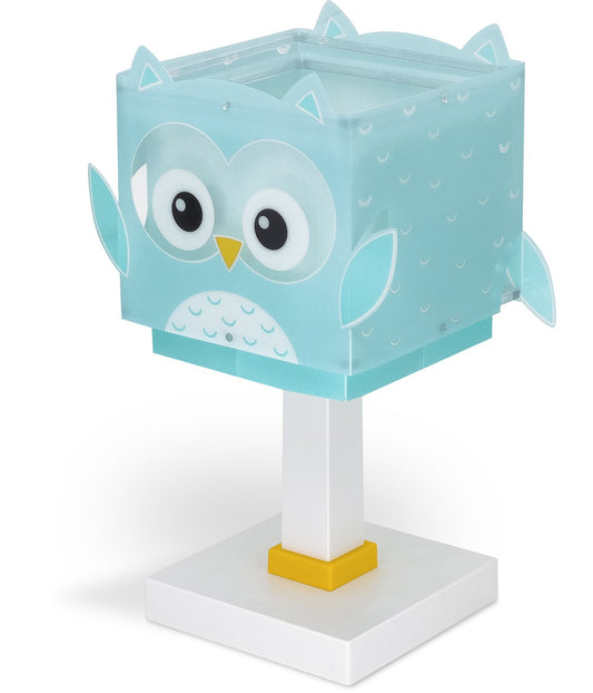 Kinder-Nachttischleuchte Little Blue Owl – Kleine Eule