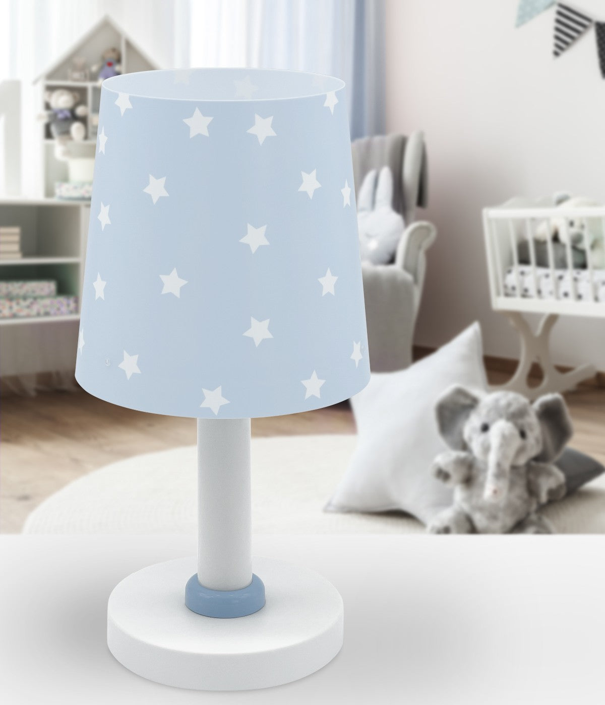 Kinder-Nachttischleuchte Star Light – Stern Blau