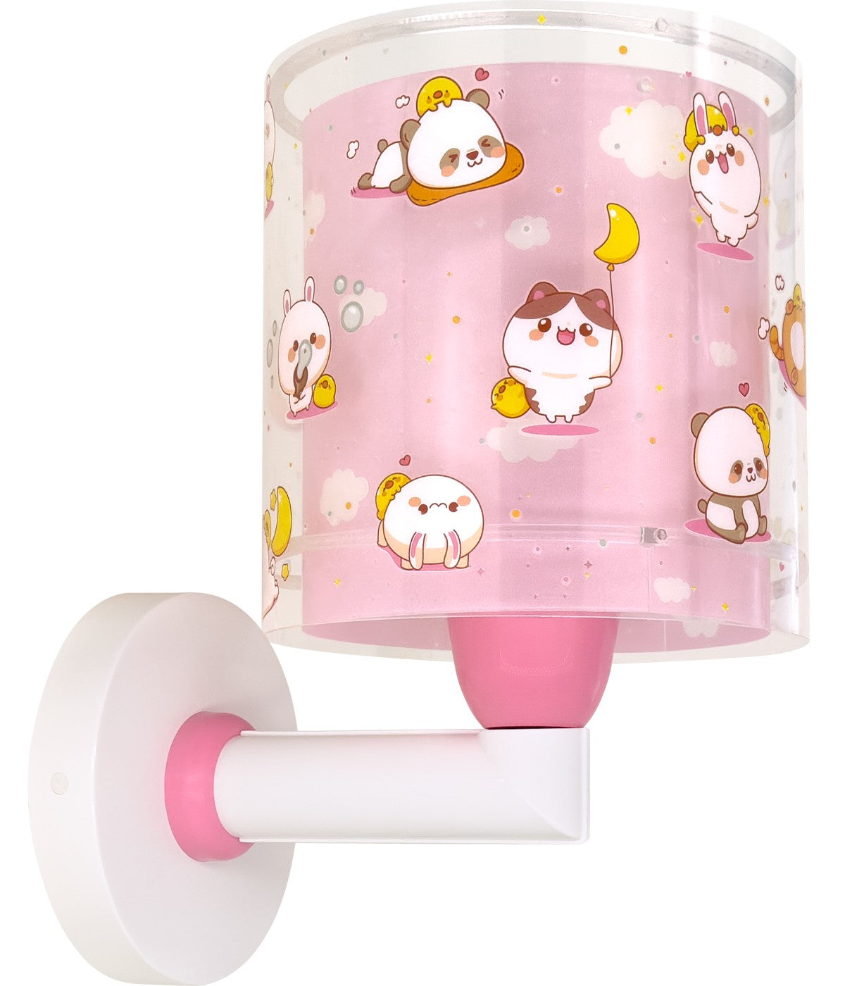 Kinder-Wandleuchte Kawaii Friends – Tiere Rosa