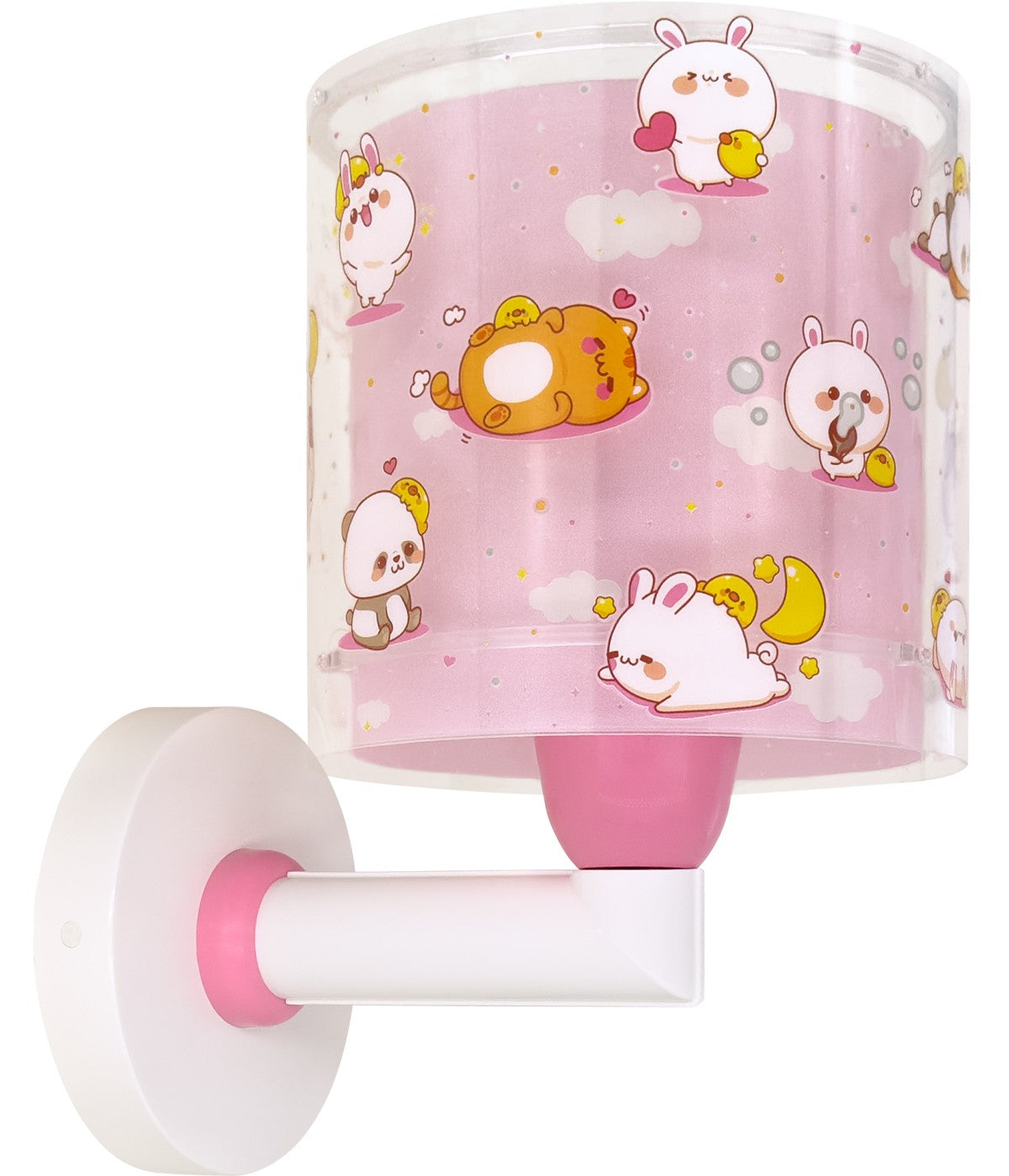 Kinder-Wandleuchte Kawaii Friends – Tiere Rosa