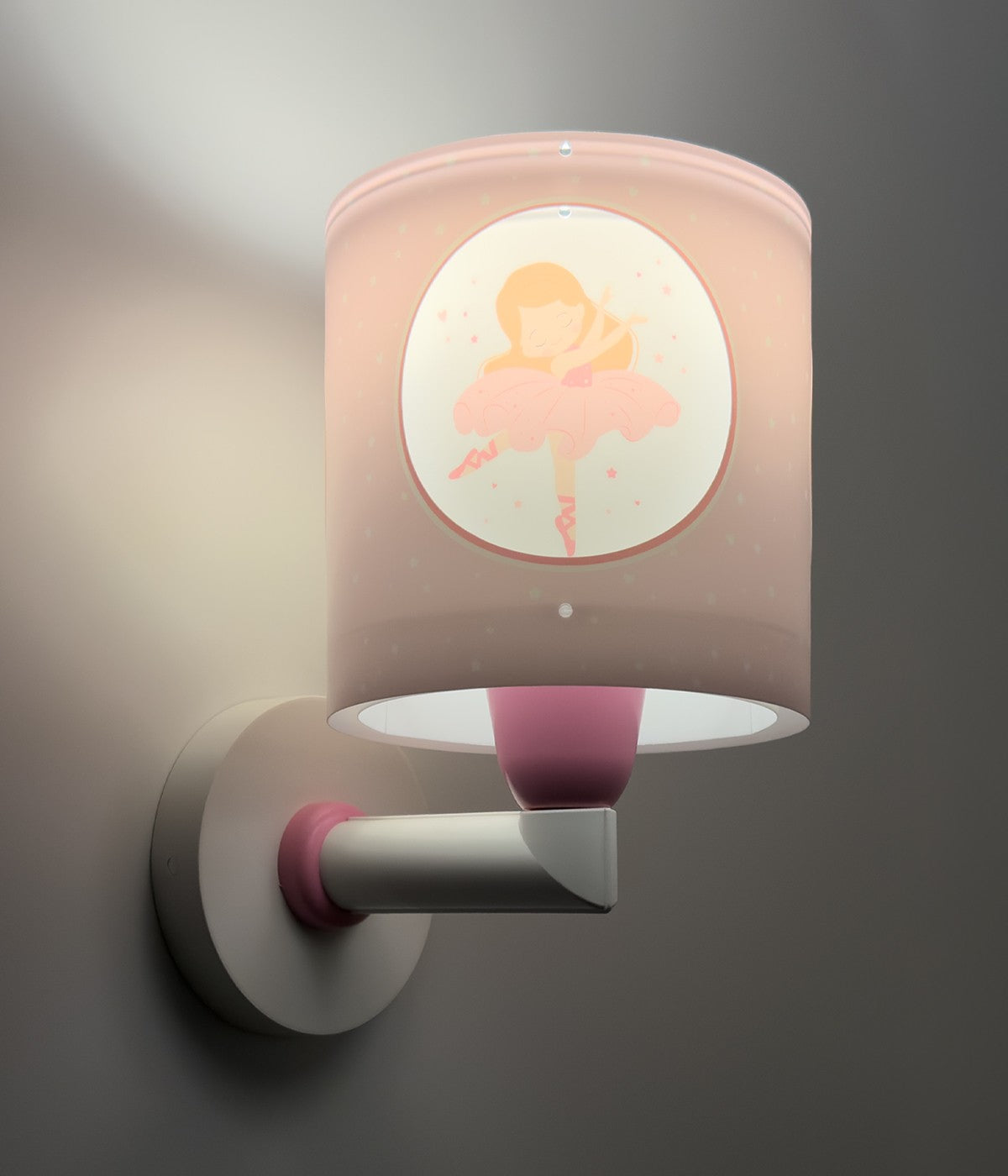 Kinder-Wandleuchte Princess Dance – Ballerinas