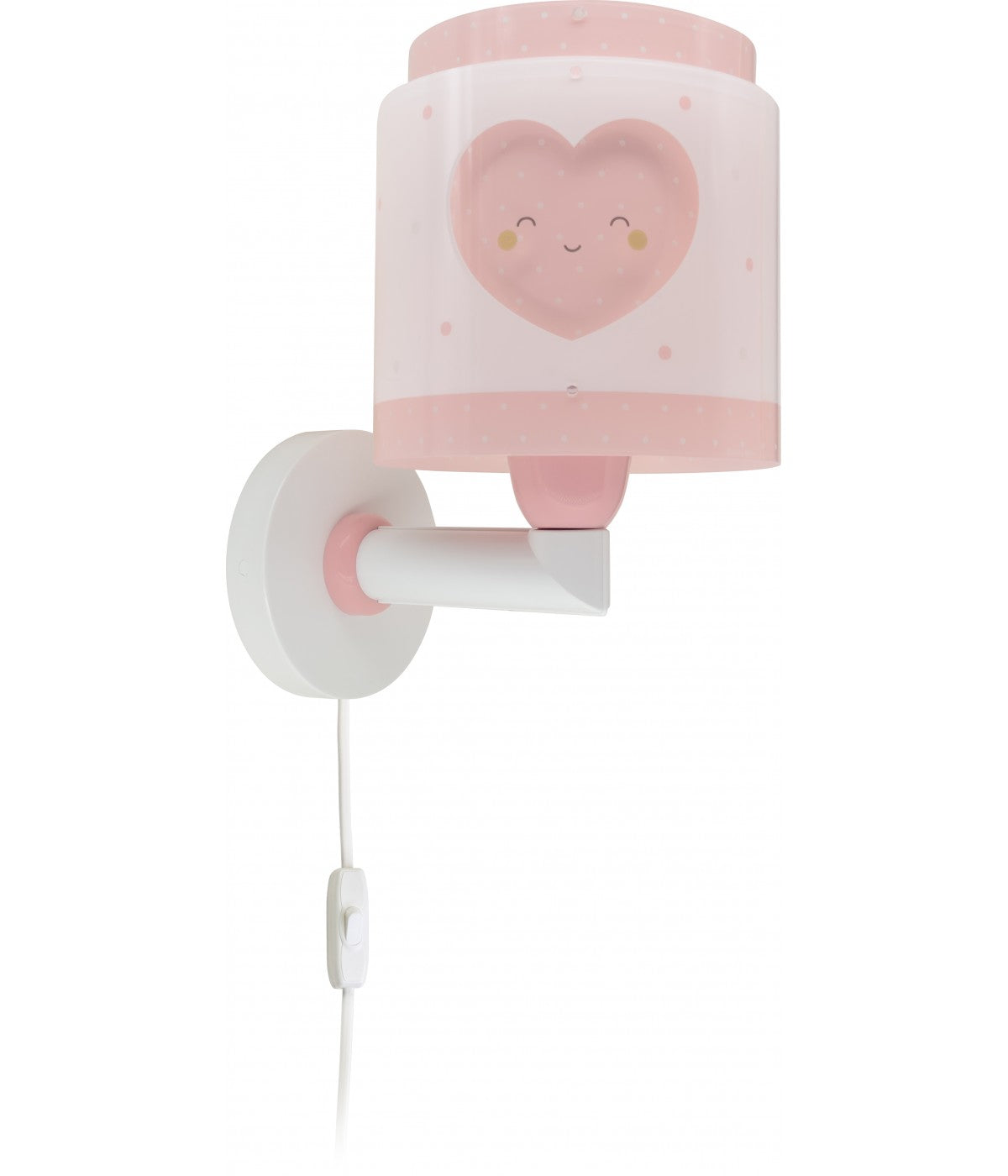 Wandleuchte Baby Dreams – Herzen Rosa