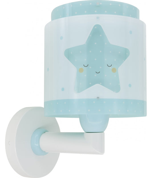 Wandleuchte Baby Dreams – Sterne Blau