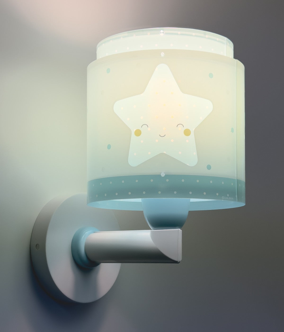 Wandleuchte Baby Dreams – Sterne Blau