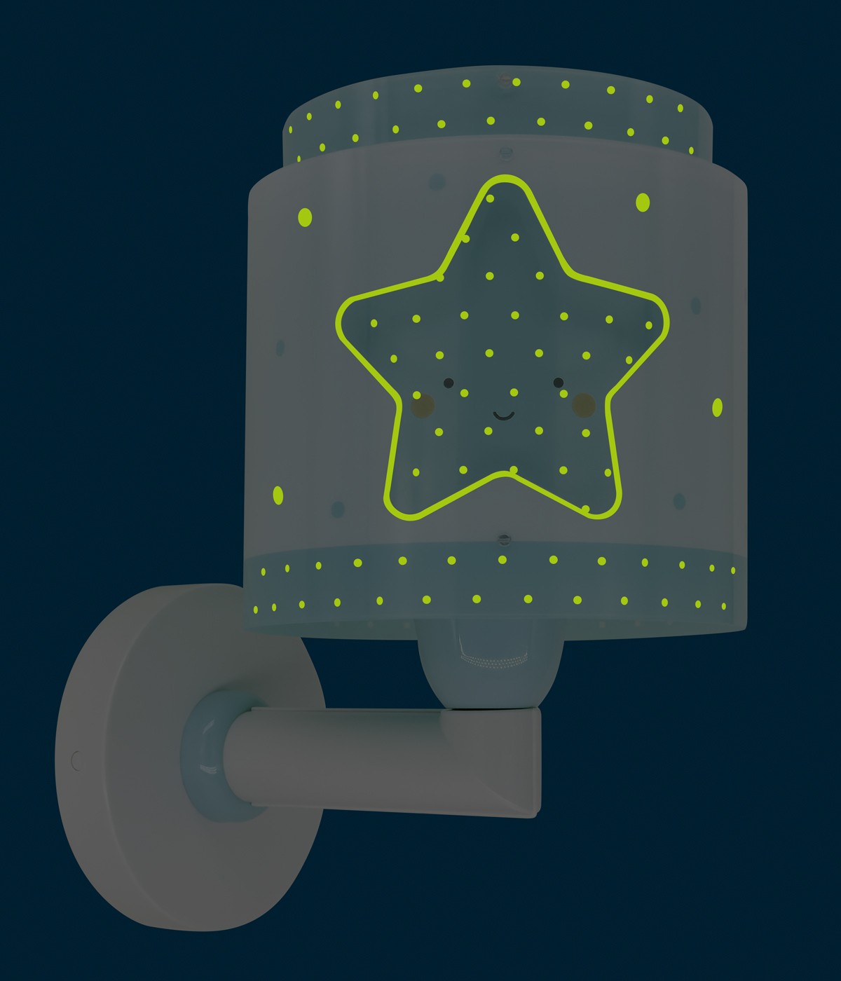 Wandleuchte Baby Dreams – Sterne Blau