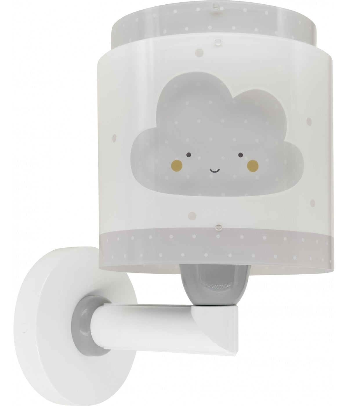 Wandleuchte Baby Dreams – Wolken Grau