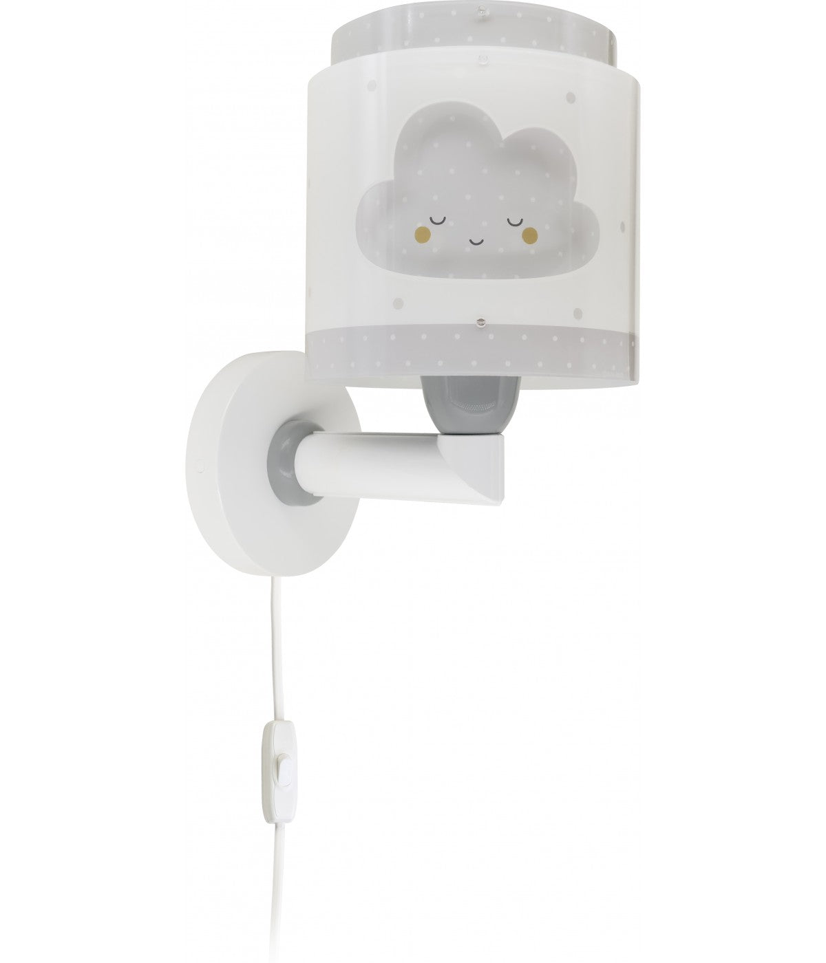 Wandleuchte Baby Dreams – Wolken Grau