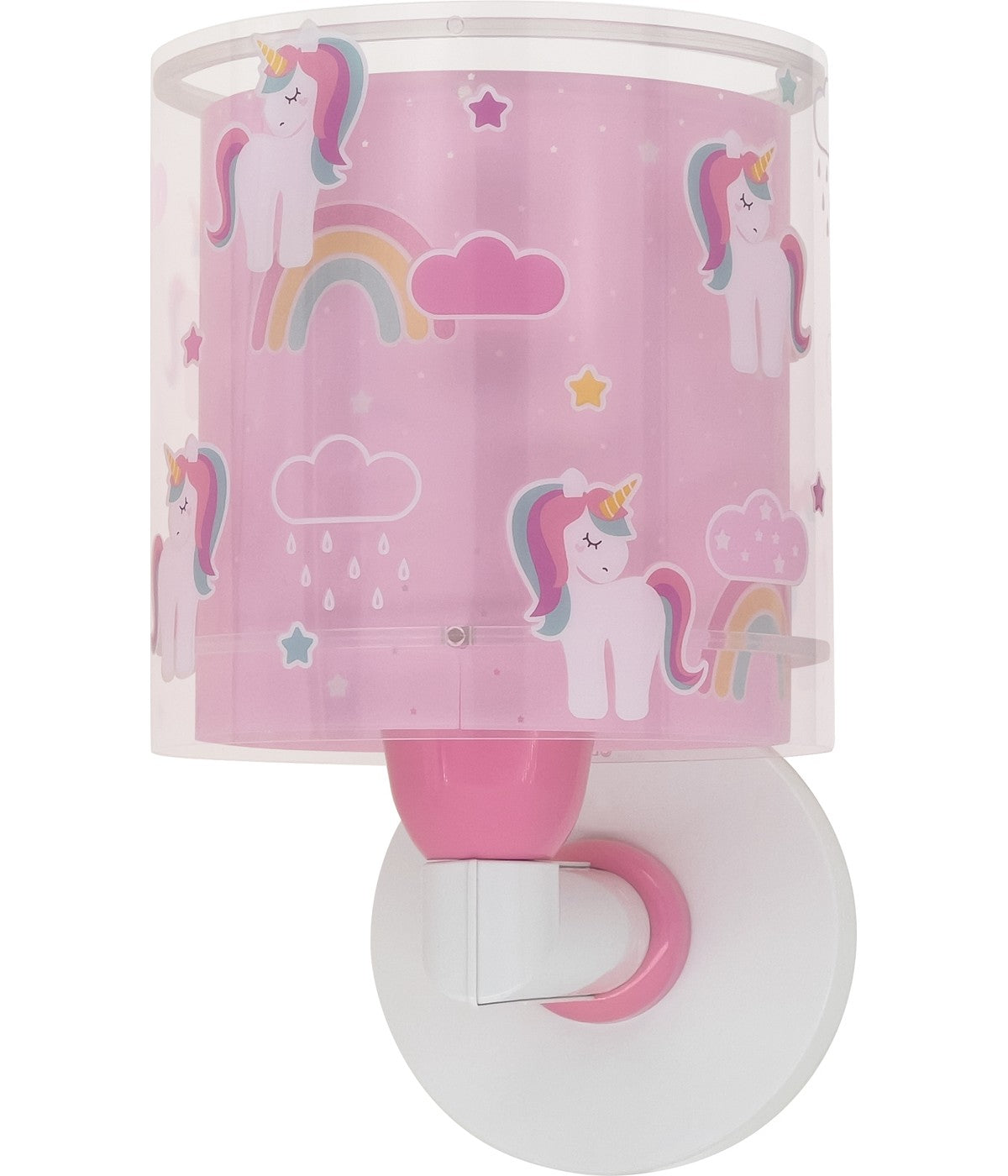 Wandleuchte Unicorns – Einhörner Rosa