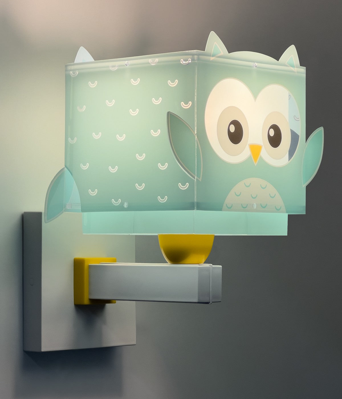Kinder-Wandleuchte Little Blue Owl | Kleine Eule