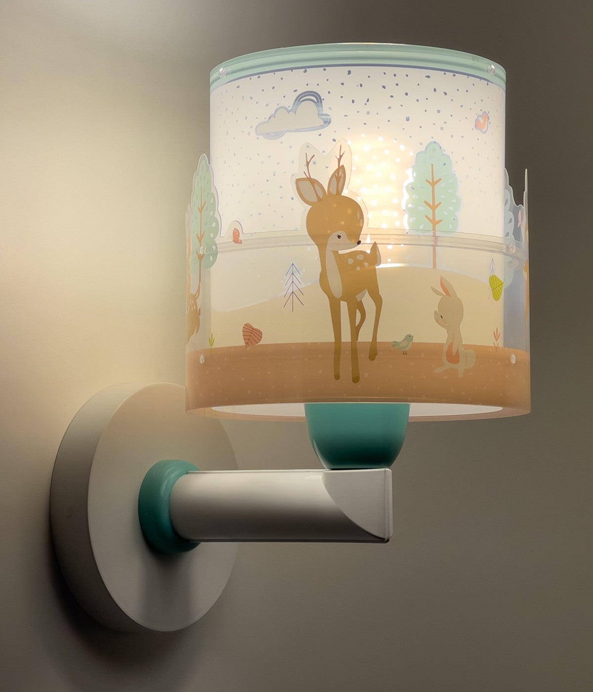 Kinder-Wandleuchte Loving Deer | Hirsch