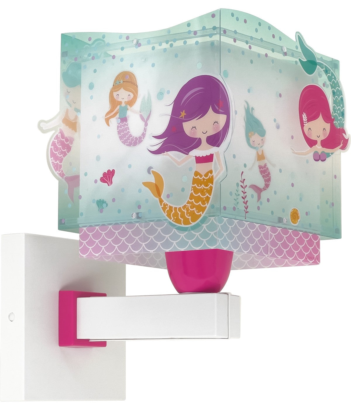 Kinder-Wandleuchte Mermaids – Meerjungfrauen