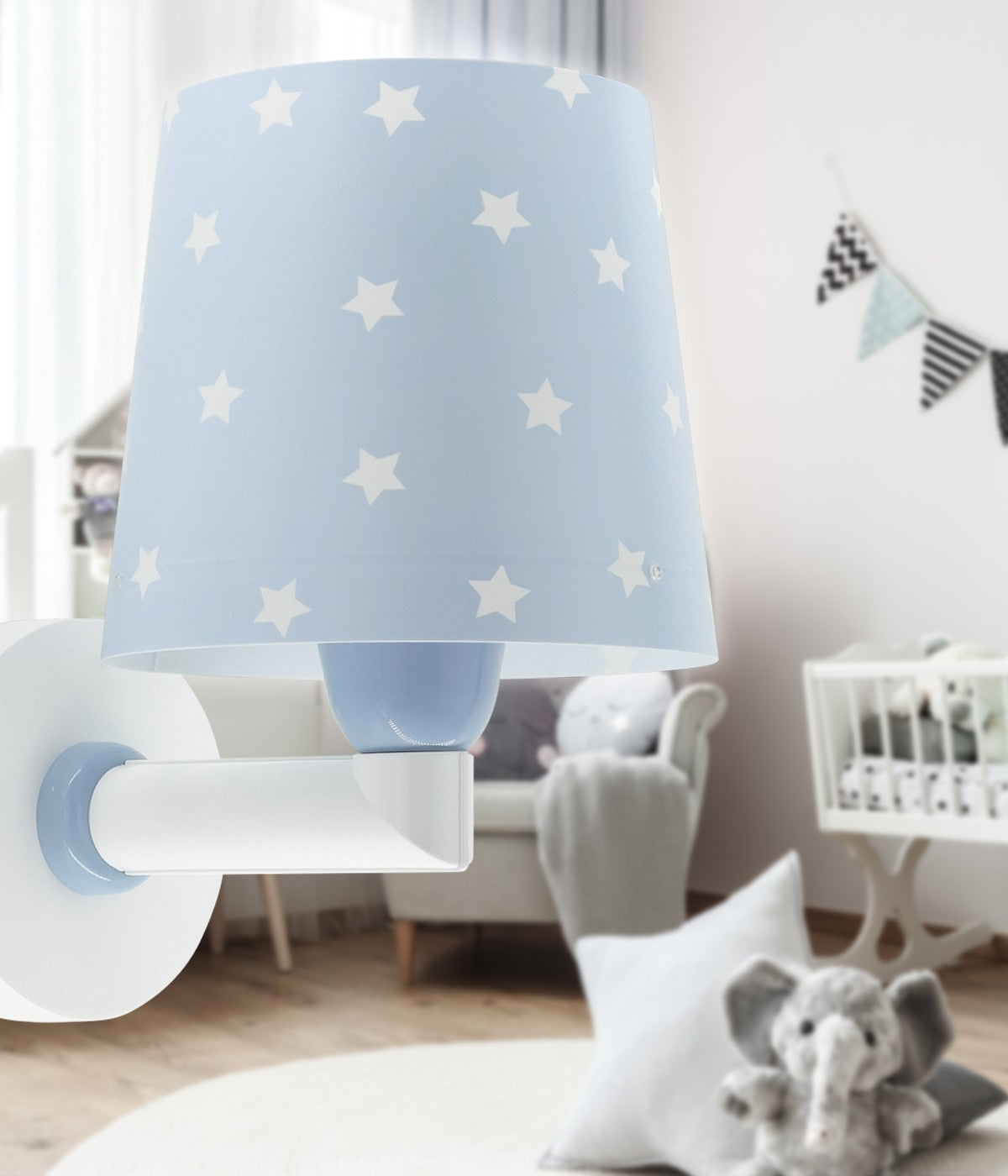 Wandleuchte Star Light – Stern Blau