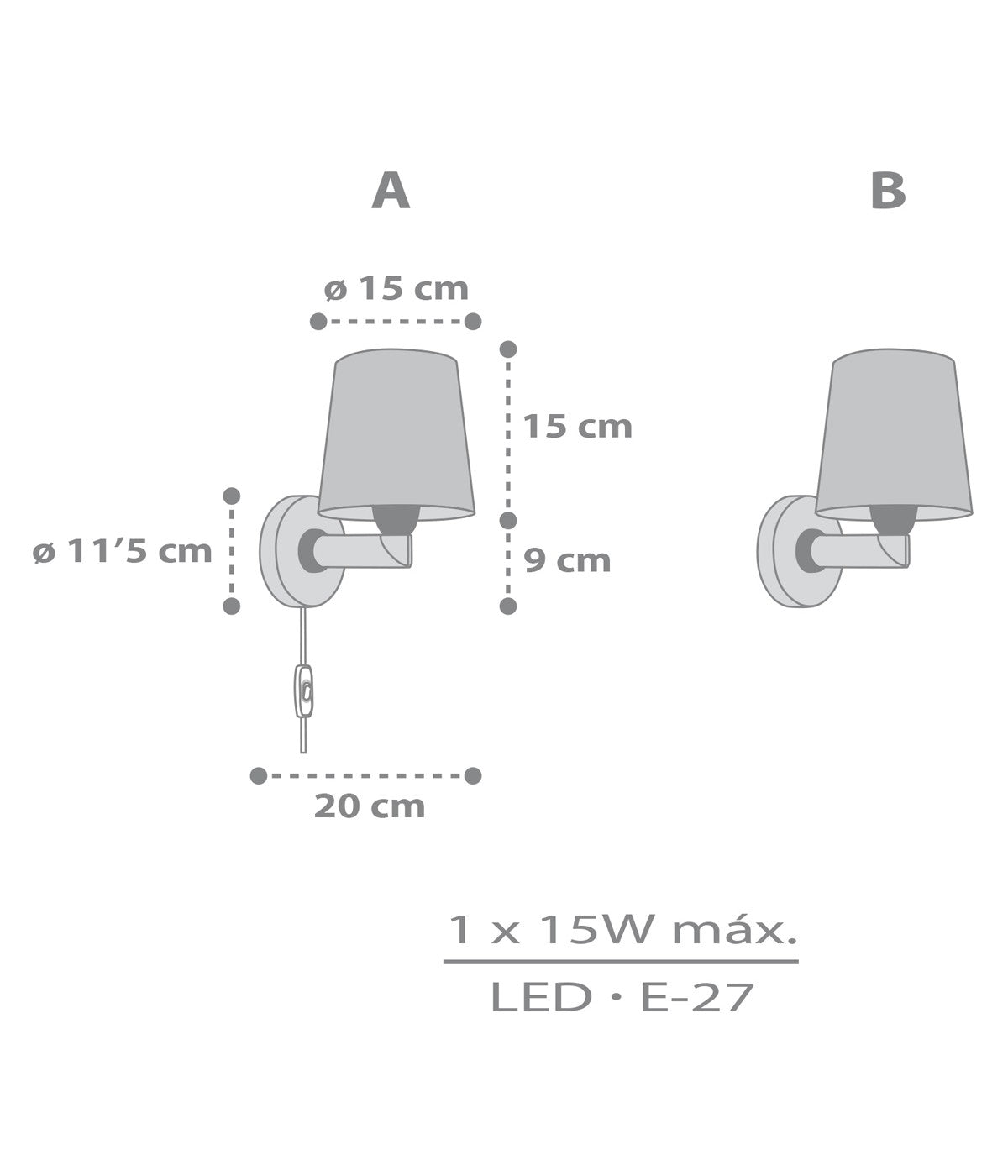 Wandleuchte Star Light – Stern Weiß