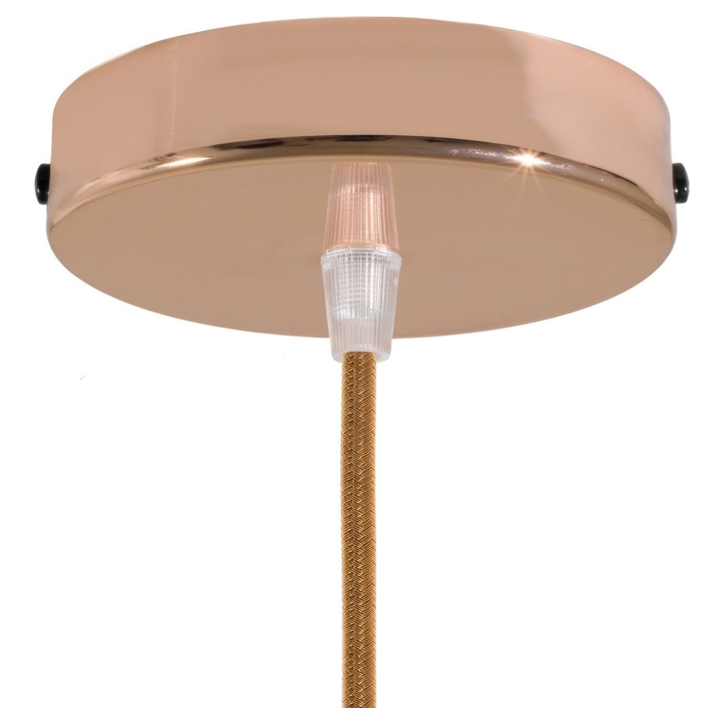 Matter  Zylindrischer Lampenbaldachin Kit aus Metall- Kupfer